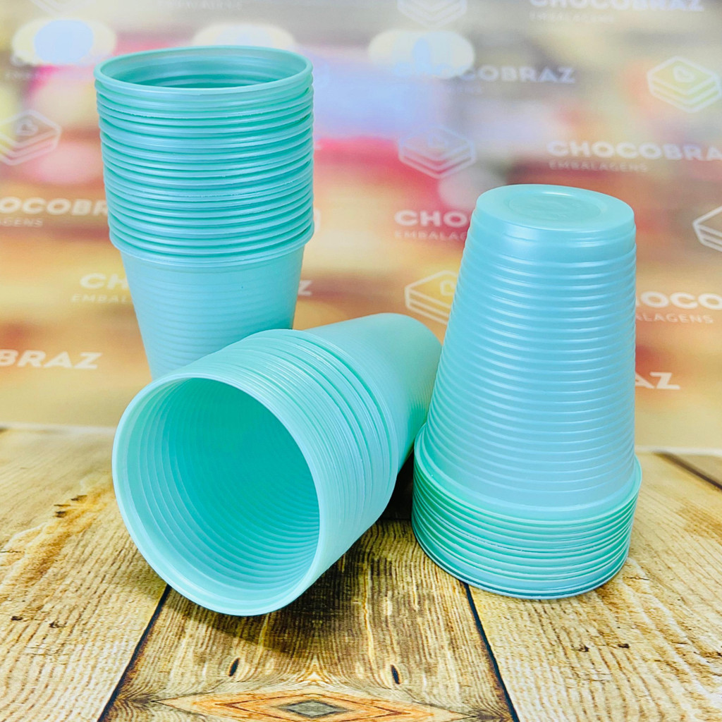 50~250 COPO ANIVERSARIO 200ml VERDE MENTA CANDYCOLORS PEROLADO BELLO FESTAS - Home & Living