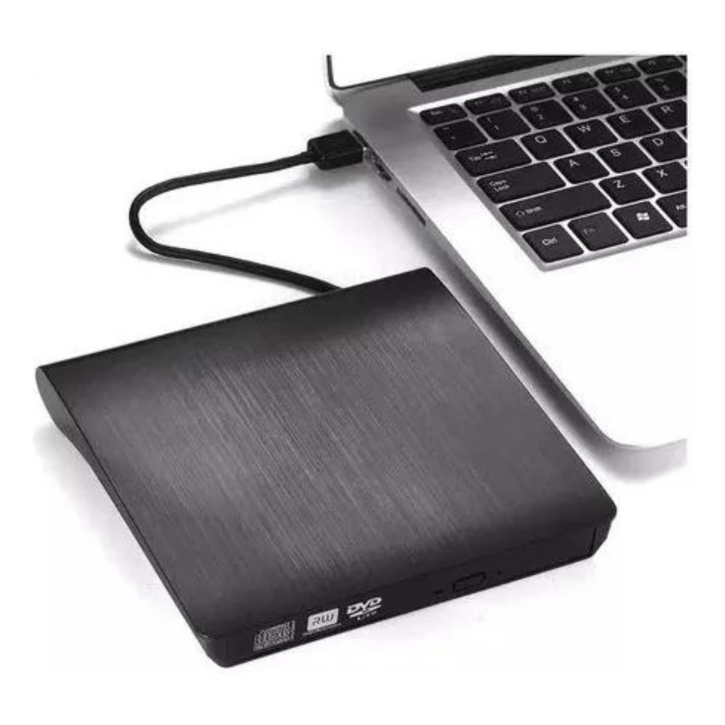 Gravador Externo Cd/dvd Usb 3.0 Slim Portatil C/ Nota Fiscal