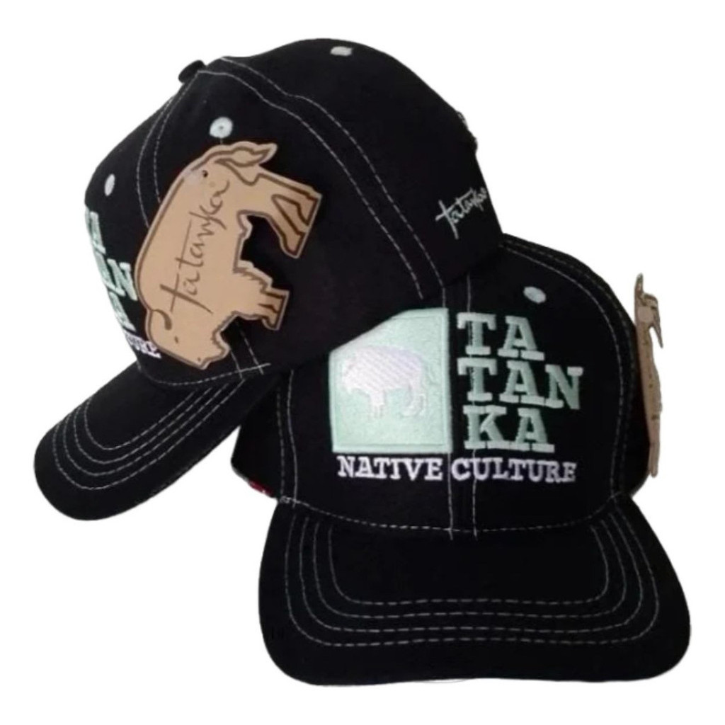 Boné Country Tatanka Preto 782  - Aba Reta - Original