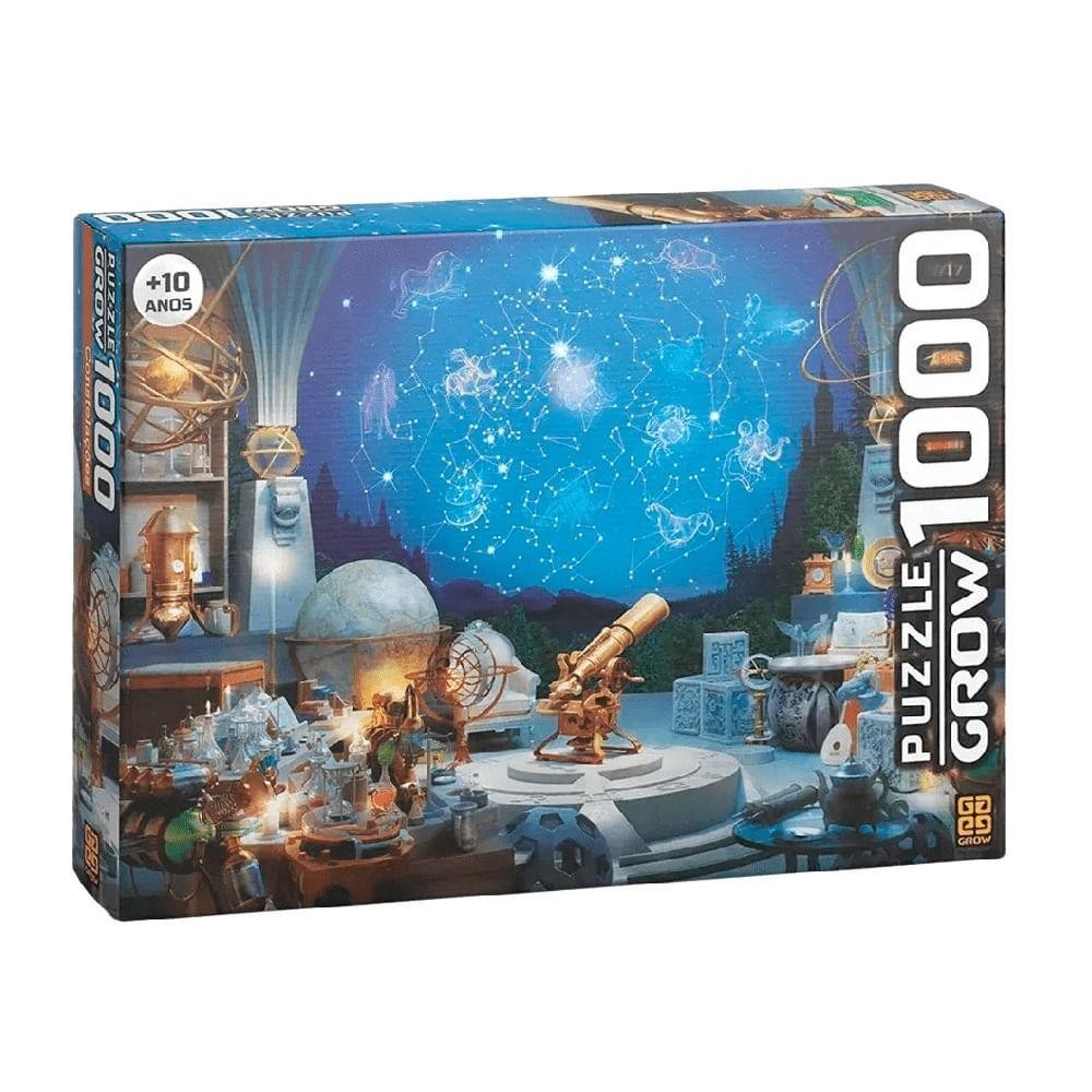 Quebra-Cabeça 1.000 Peças Constelações - Grow em Oferta na Shopee