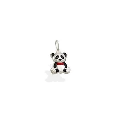 Pingente Prata 925 Ursinho Panda
