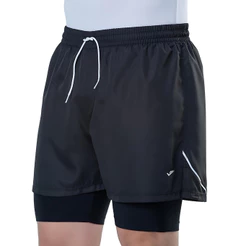 Shorts 2 em 1 Academia Corrida Plus Size Alta Resistencia