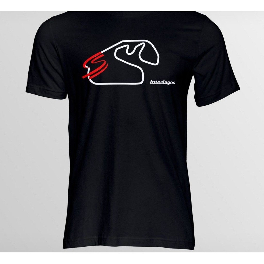 Camiseta Formula 1 Camisa Ayrton senna Camiseta interlagos Premium F1 Algodão Premium  trendbox