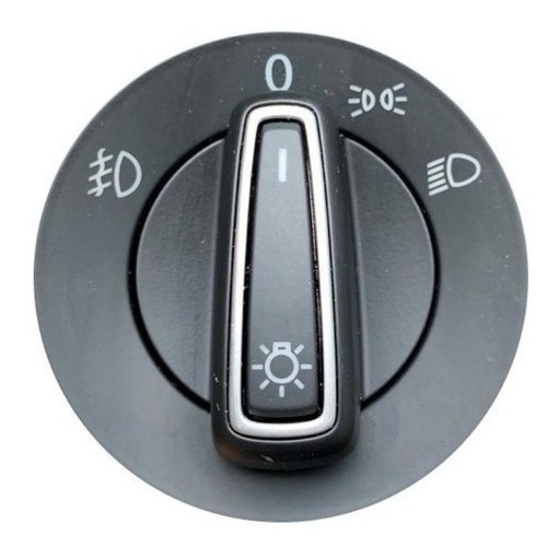 Interruptor Chave Luz Farol Polo Virtus Com Farol Neblina Vw em Oferta na Shopee