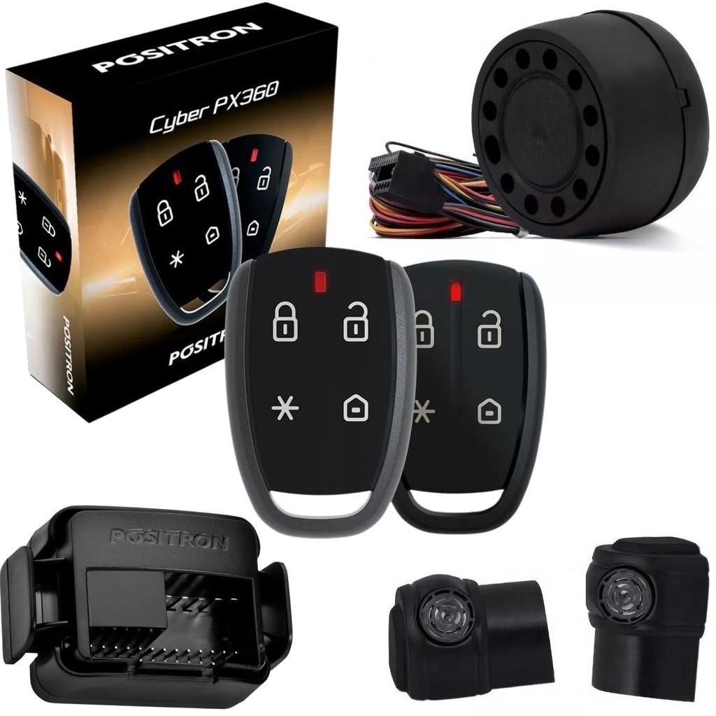 Alarme Automotivo Pósitron Cyber PX 360 Universal