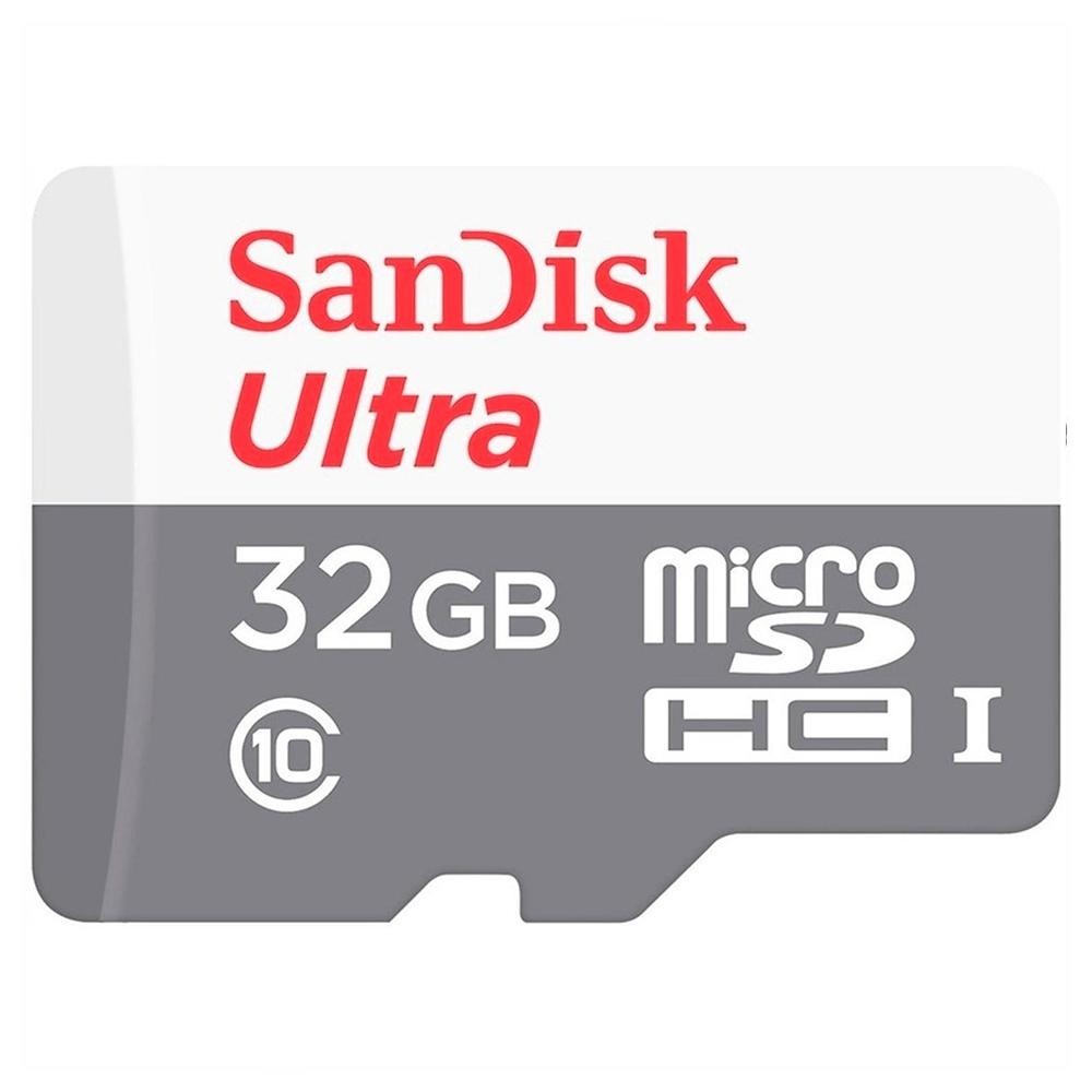 CARTÃO DE MEMÓRIA 32GB CLASSE 10 MICROSD ULTRA - SANDISK