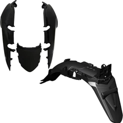 KIT CARENAGEM TRASEIRA TITAN FAN 150 2009 A 2013 - RABETA PARALAMA TRASEIRO