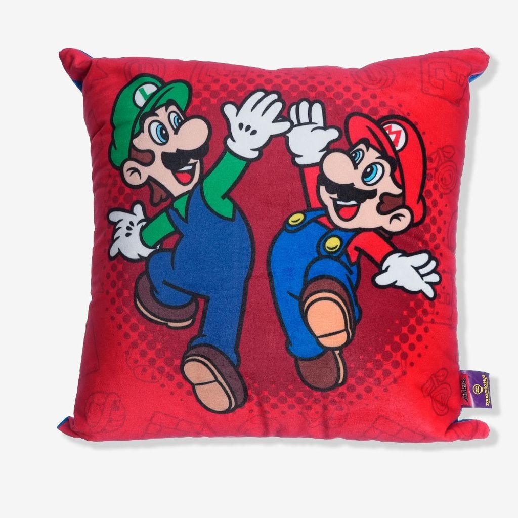 Almofada 40x40 Mario e Luigi - Mario em Oferta na Shopee