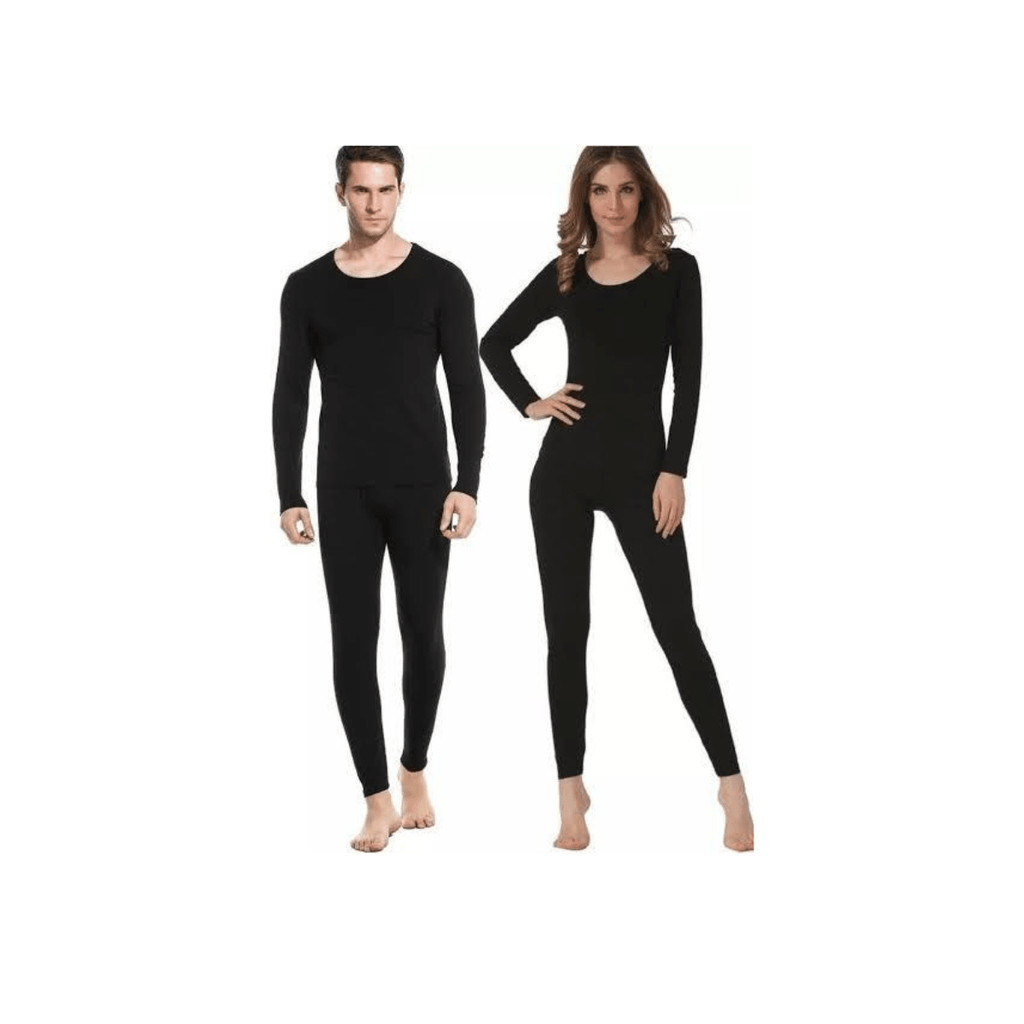 Conjunto Térmico Adulto Unissex Blusa Peluciada + Calça Peluciada SEGUNDA PELE FORRADA FLANELADA PIJAMA LONGO CONFORTAVEL