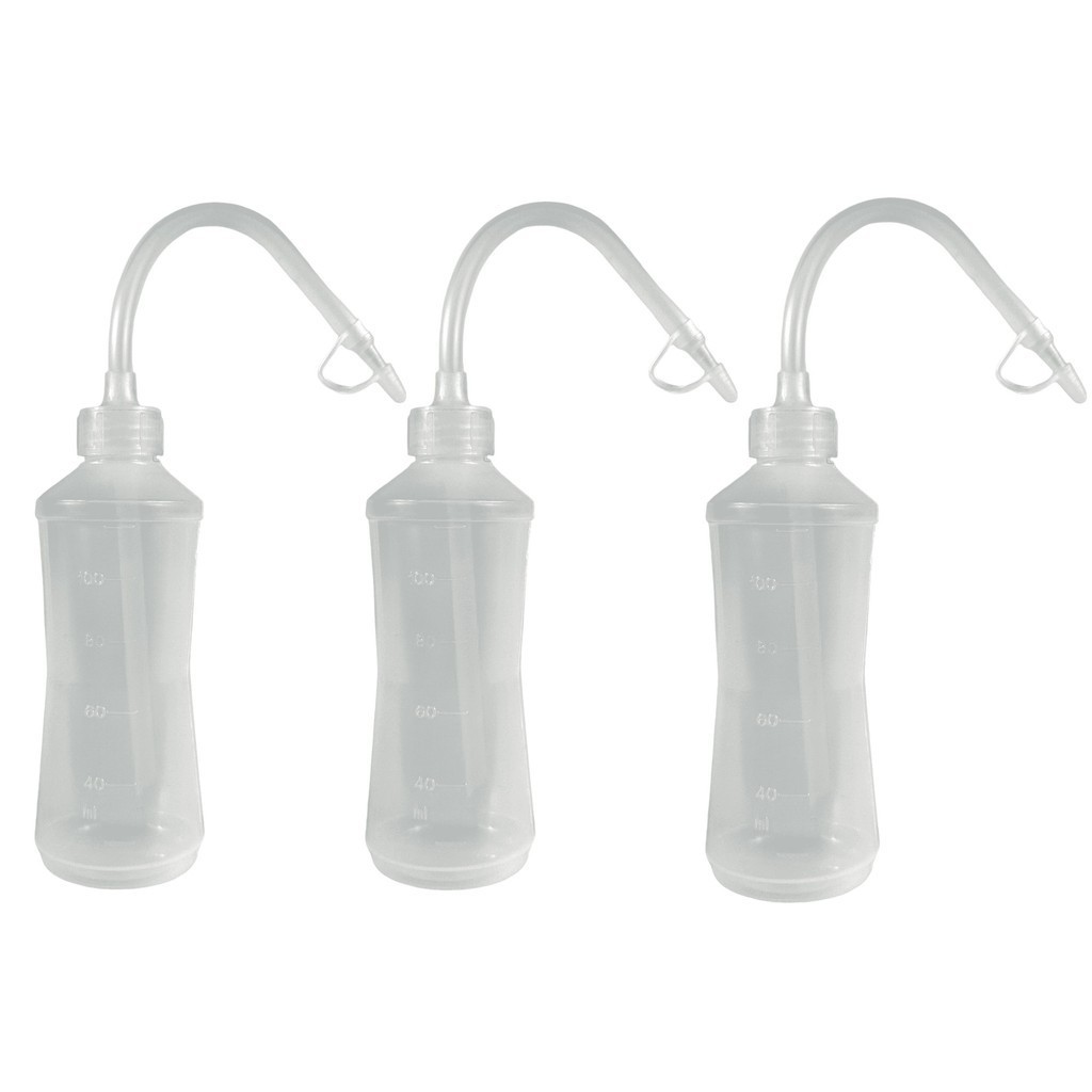 Kit 3 Tubo Almotolia Aplicador Para Líquidos 120ML Curvo