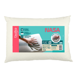 Travesseiro Duoflex NASA NS1118 Branco 50cm X 70 cm em Oferta na Shopee