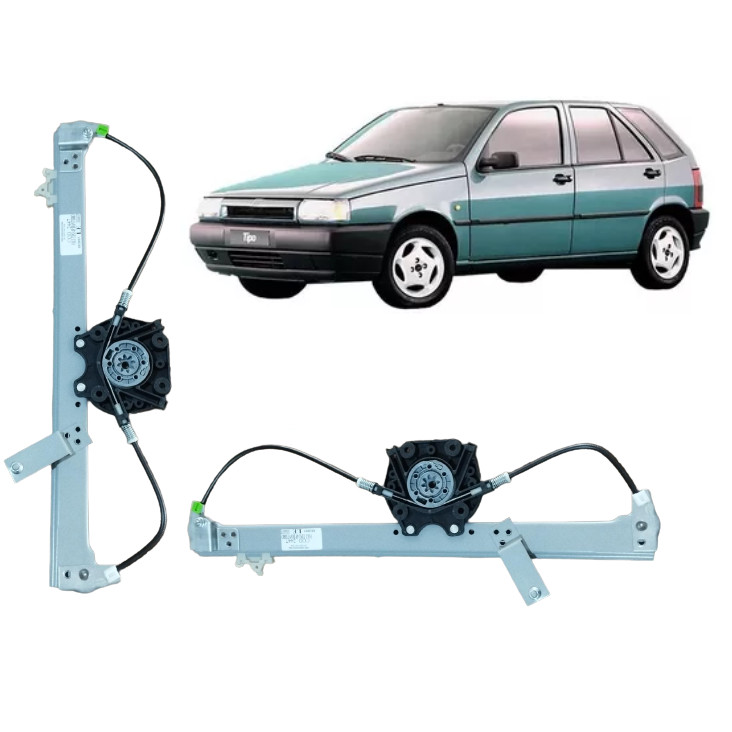 Maquina Vidro Fiat Tipo 4 Portas Dianteiro Pra Mabuchi