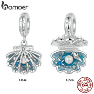 Bamoer 925 Sterling Sliver Charm Shell Design Pingente Acessórios Para Pulseira em Oferta na Shopee