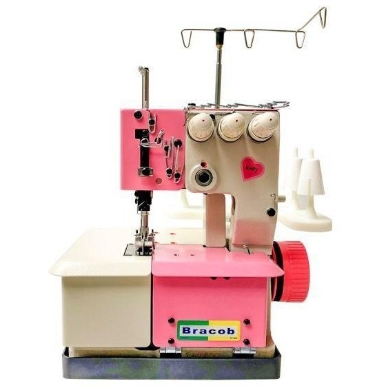 Galoneira Bracob  3 Agulhas Rosa-220 OU 110V-com motor 250w