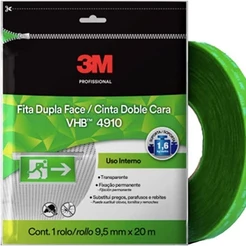 Fita Dupla Face 3M VHB 9,5MM X 20M 4910
