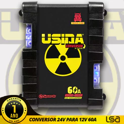 Redutor de Tensão Converter 24 Volts Para 12 Volts Usina 60a Amperes