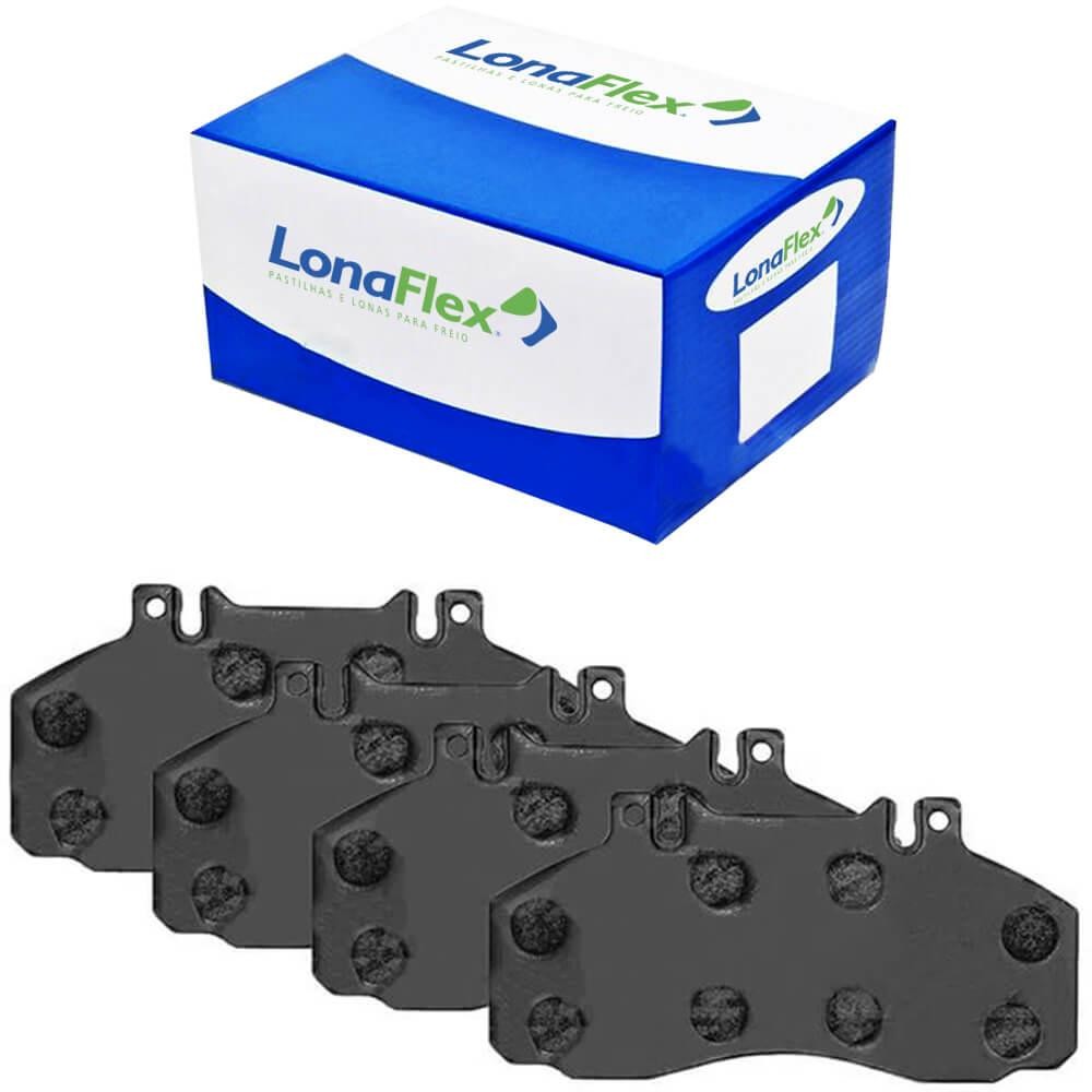 Kit Pastilha Freio MB 710 712 912 Dianteira Meritor LonaFlex em Oferta na Shopee