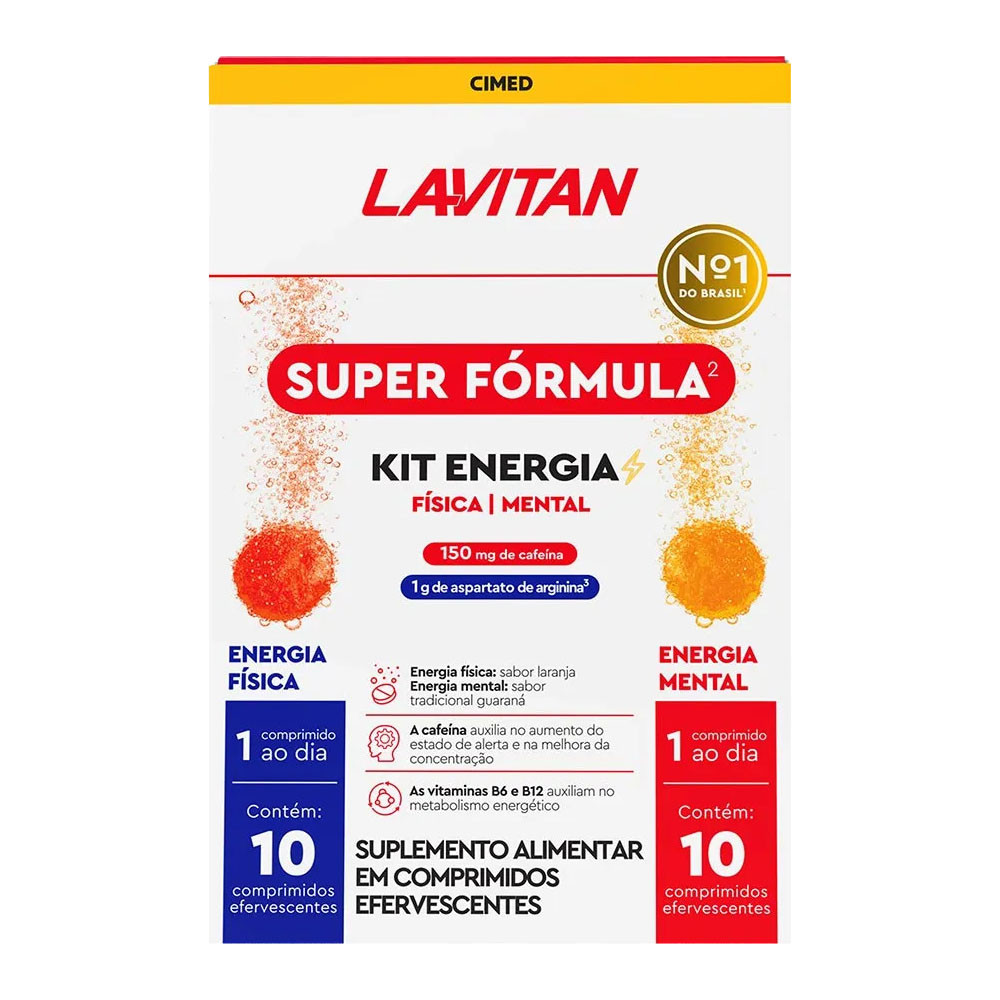 Lavitan Kit Energia Física e Mental com 20Cpr - Cimed