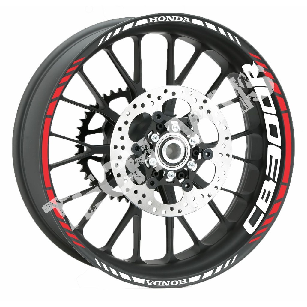 Kit de Friso Fita Adesivo CB300R Refletivo para roda de moto CB 300 R CB 300R