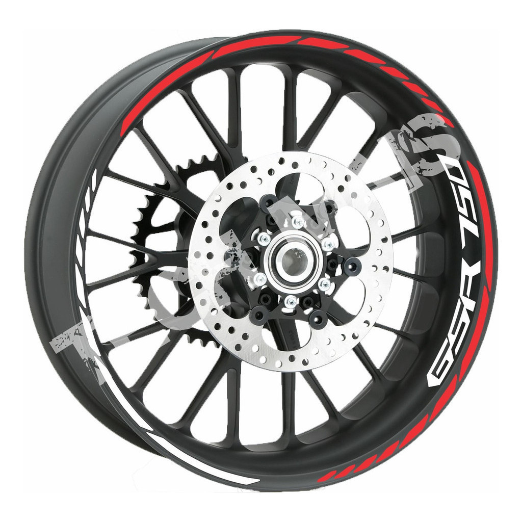 Adesivos De Rodas Refletivo Para Motos Suzuki Gsr 750 Gsr750