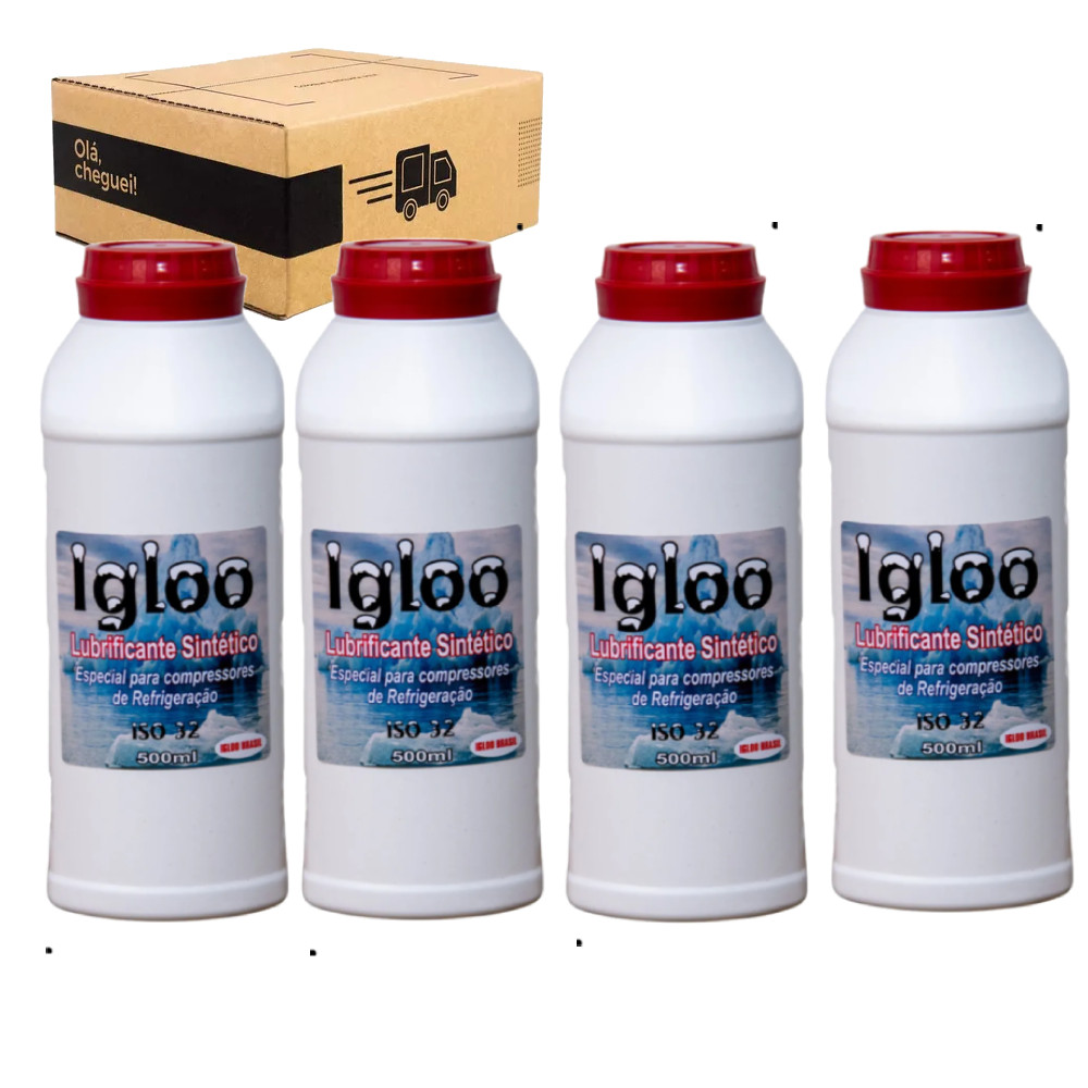 4 Oleo Igloo 32 Para Compressor R11 R12 R22 R134a Automotivo e Refrigeração em Oferta na Shopee