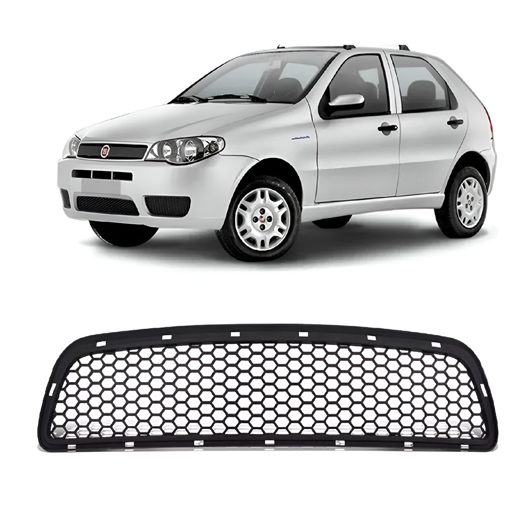 Grade Central Inferior Parachoque Palio Celebration 2004 2005 2006 2007 2008 2009 em Oferta na Shopee