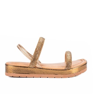 Sandália Mississipi Flatform Com Brilhos MB813 em Oferta na Shopee