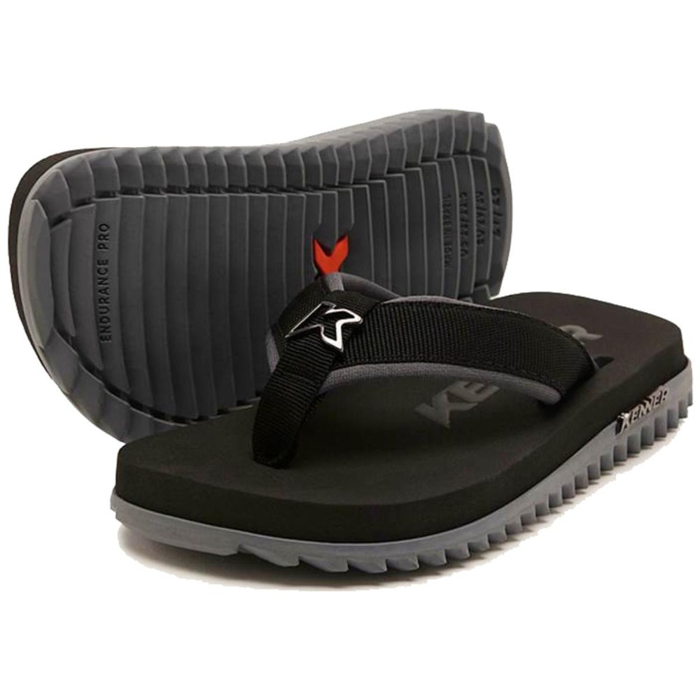Chinelo Infantil Kenner Kivah Cushy Kids - Preto e Cinza - Baby & Kids Fashion