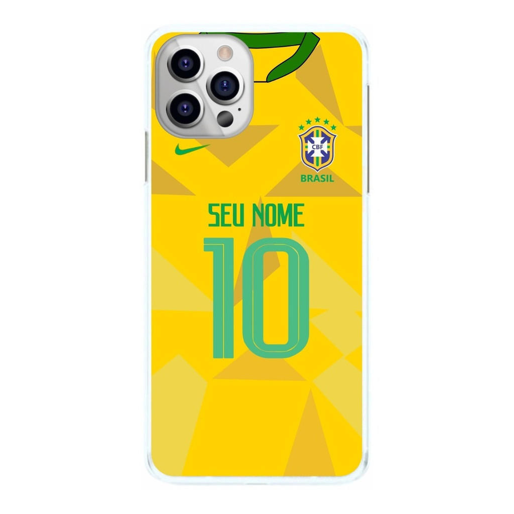 Capinha Camisa Seleção Brasileira com Nome Capa de Celular