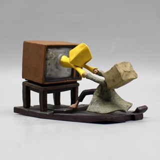 Little Nightmares 2 Mono E Seis Estátua Figura Modelo Brinquedos Boneca em Oferta na Shopee