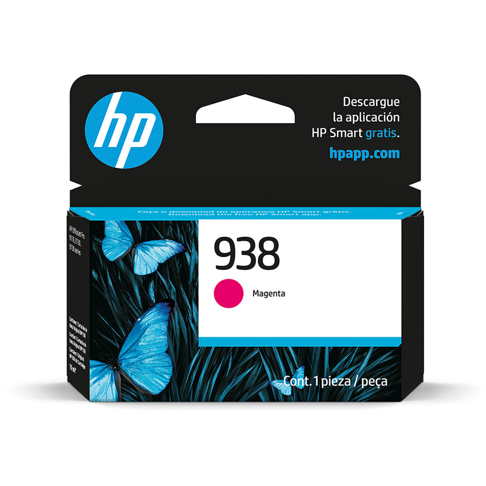 Cartucho HP 938 Original 4S6X6PL Magenta p/ Officejet Pro 9110, 9120, 9130, 9720, 9730 em Oferta na Shopee