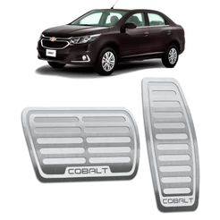 Pedaleira Cobalt 12/20 Automático Aço Inox - Não fura o pedal