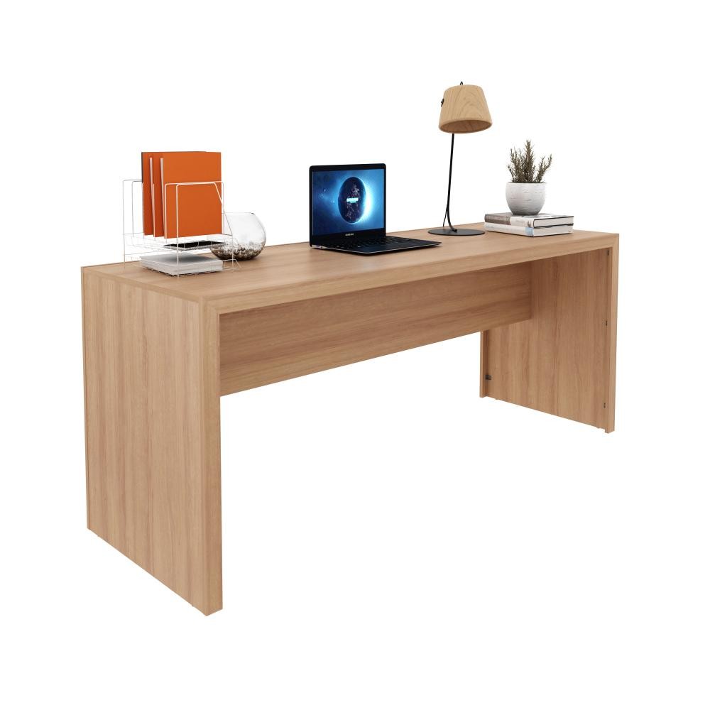 Mesa para Escritório 180cm Tecnomobili Amêndoa - ME4185 em Oferta na Shopee