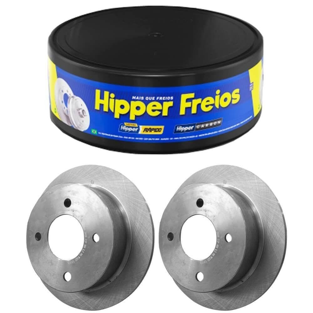 Par Disco Freio Peugeot 207 2009 A 2015 Traseiro Sólido em Oferta na Shopee