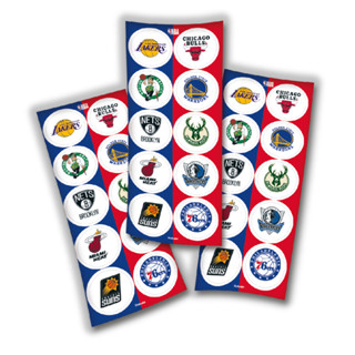 30~150 ADESIVO NBA BASQUETE  REDONDO FESTCOLOR em Oferta na Shopee