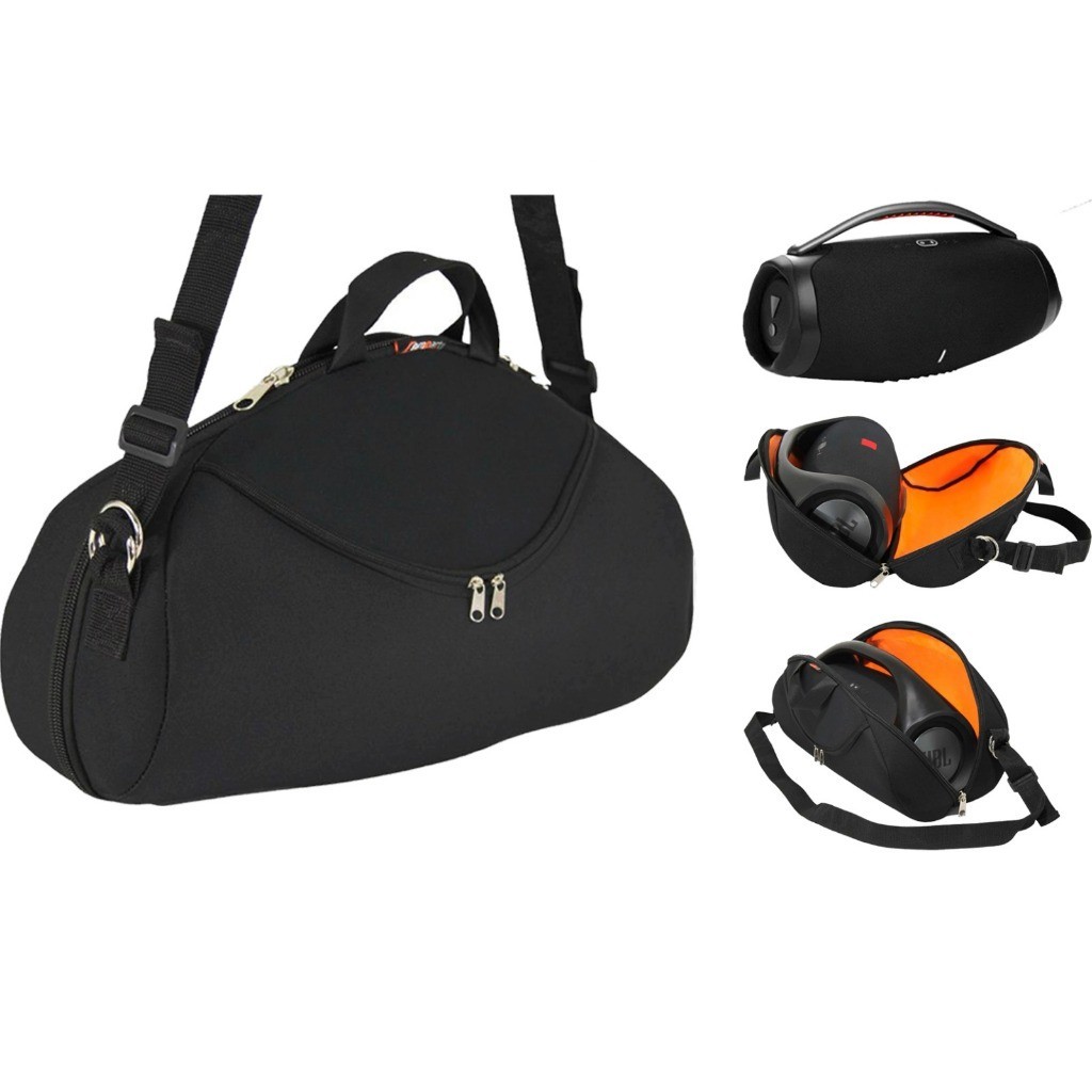 Case Estojo Bolsa Mala Para - Boombox Aiwa -com Bolso Nova Impermeável Envio Já