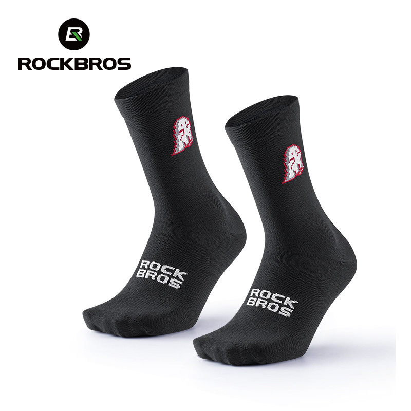 ROCKBROS Meias De Ciclismo Que Absorvem O Suor Secagem Rápida Alta Elasticidade Esportivas Respiráveis Para Corrida - Men Clothes