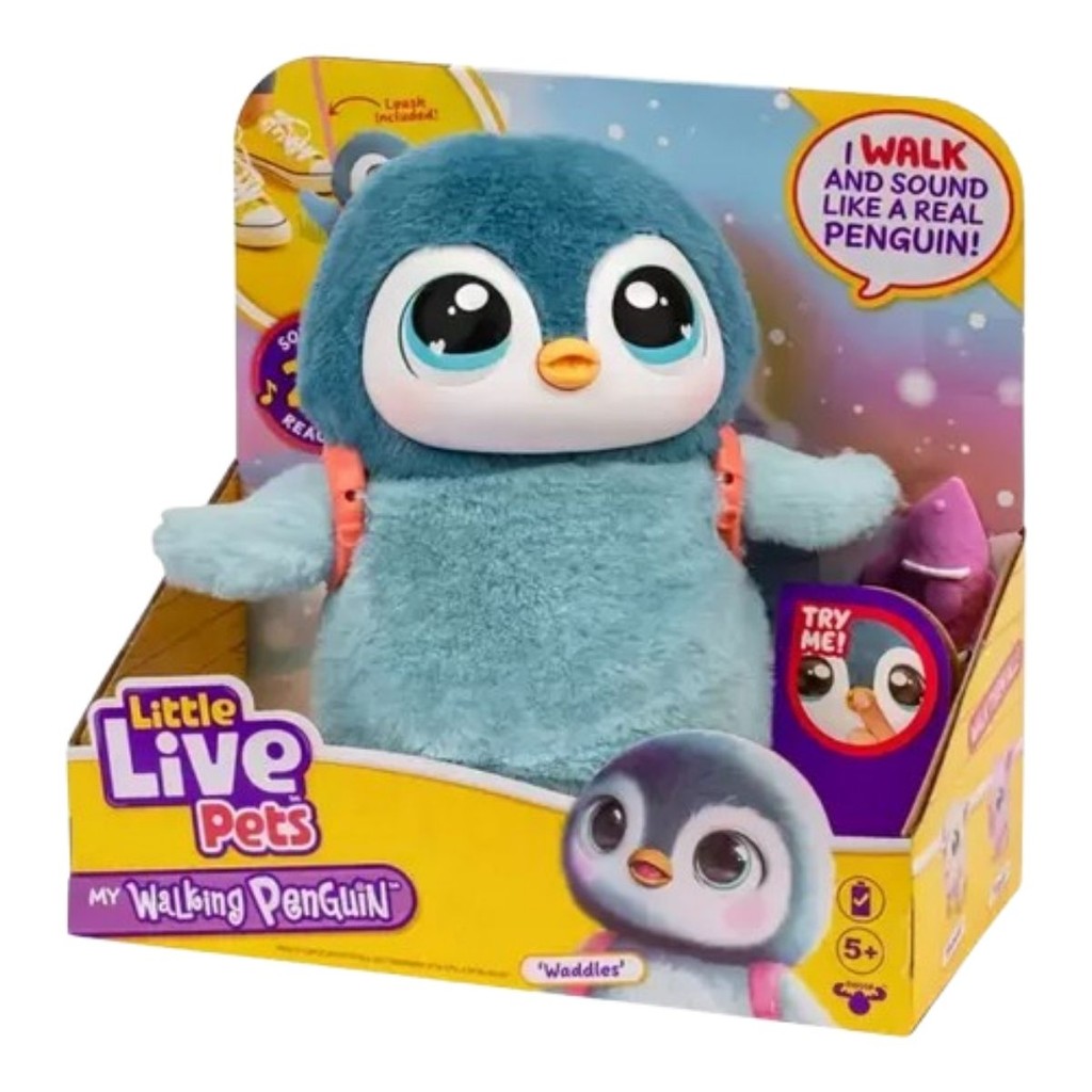 Boneco Interativo Pinguim Little Live Pets Mypet F0172-6 Fun em Oferta na Shopee