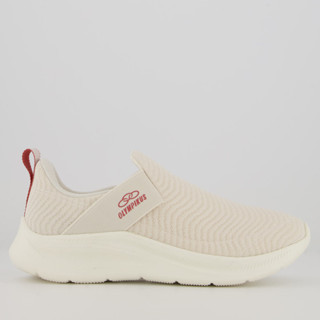 Tênis Olympikus Flutua Feminino Bege em Oferta na Shopee