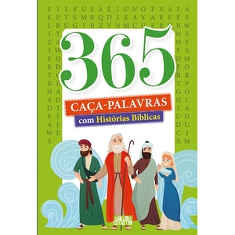 365 caça-palavras com histórias bíblicas -LIVRARIA LEITURA RIO SUL-🕒💛📚