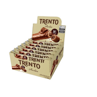 Chocolate Trento Avelã Com 16 Unidades De 29g em Oferta na Shopee