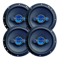 Kit 4 Alto Falante 6 Porta Dianteira Traseira Leson Ls6 400w