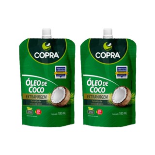 Kit 2 Copra Oleo de Coco Extra Virgem Stand Pouch 100ml em Oferta na Shopee