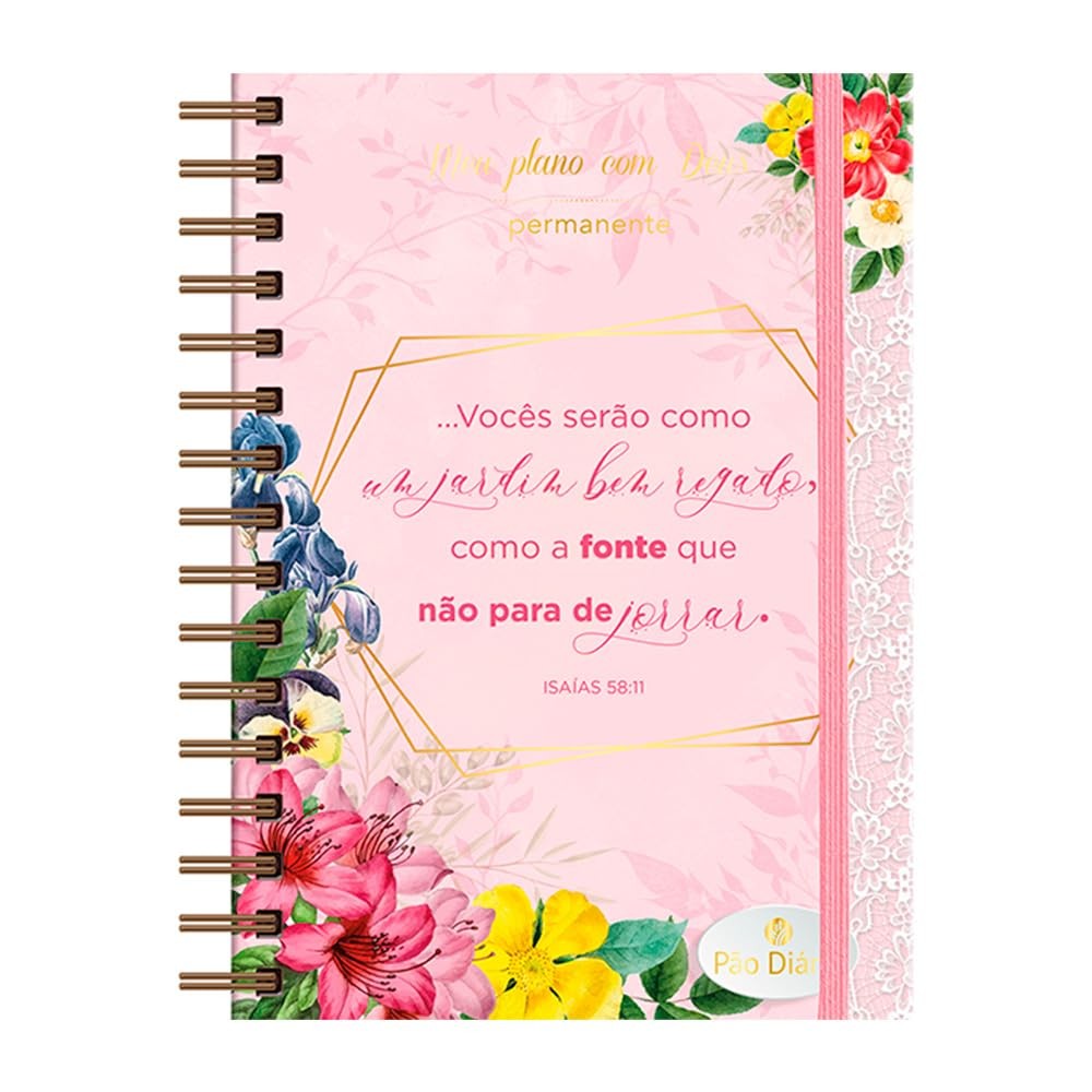 Meu Plano com Deus | Planner Permanente | Capa Dura Espiral | Abudância em Oferta na Shopee