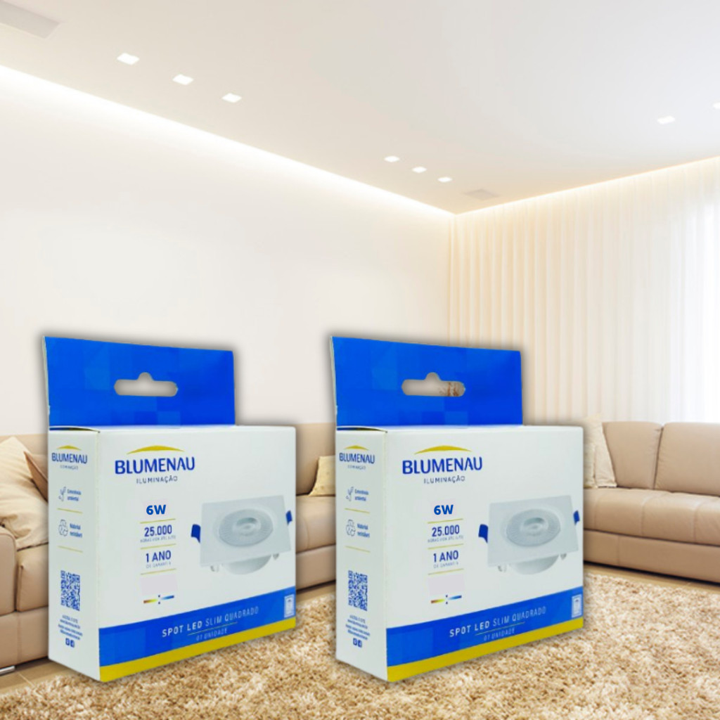 Spot Led Embutir Quadrado Blumenau: Onde Comprar | BuscaProdutos