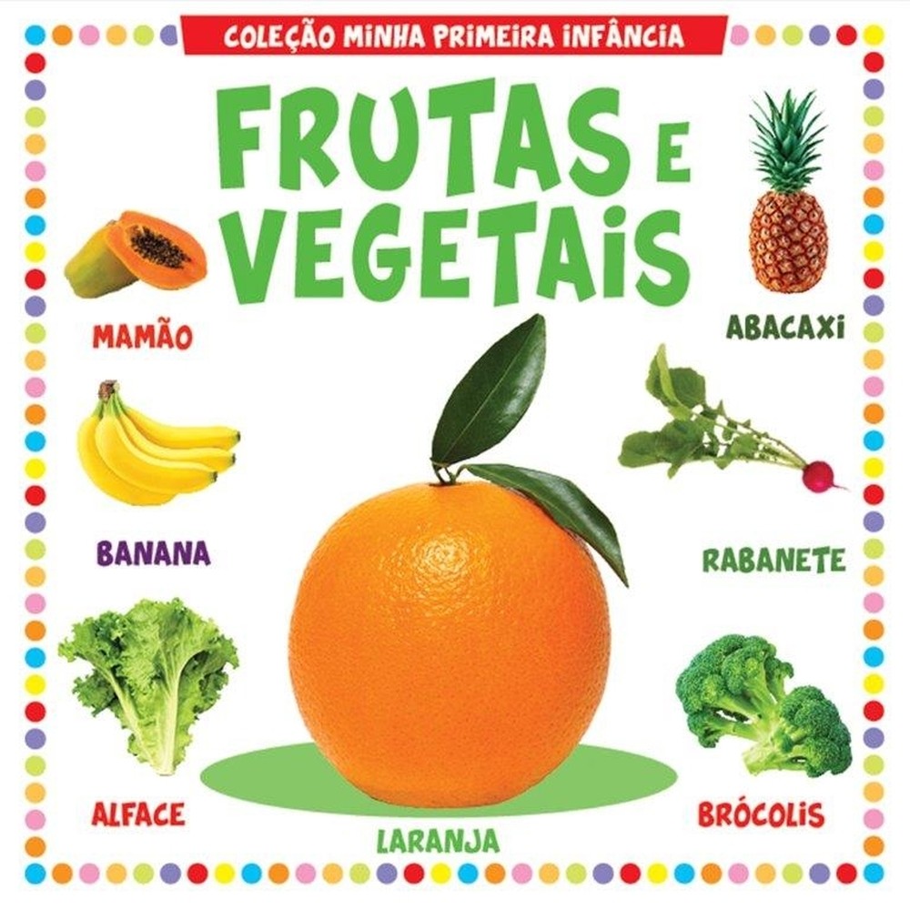 Coleção Minha Primeira Infância - Frutas e Vegetais em Oferta na Shopee