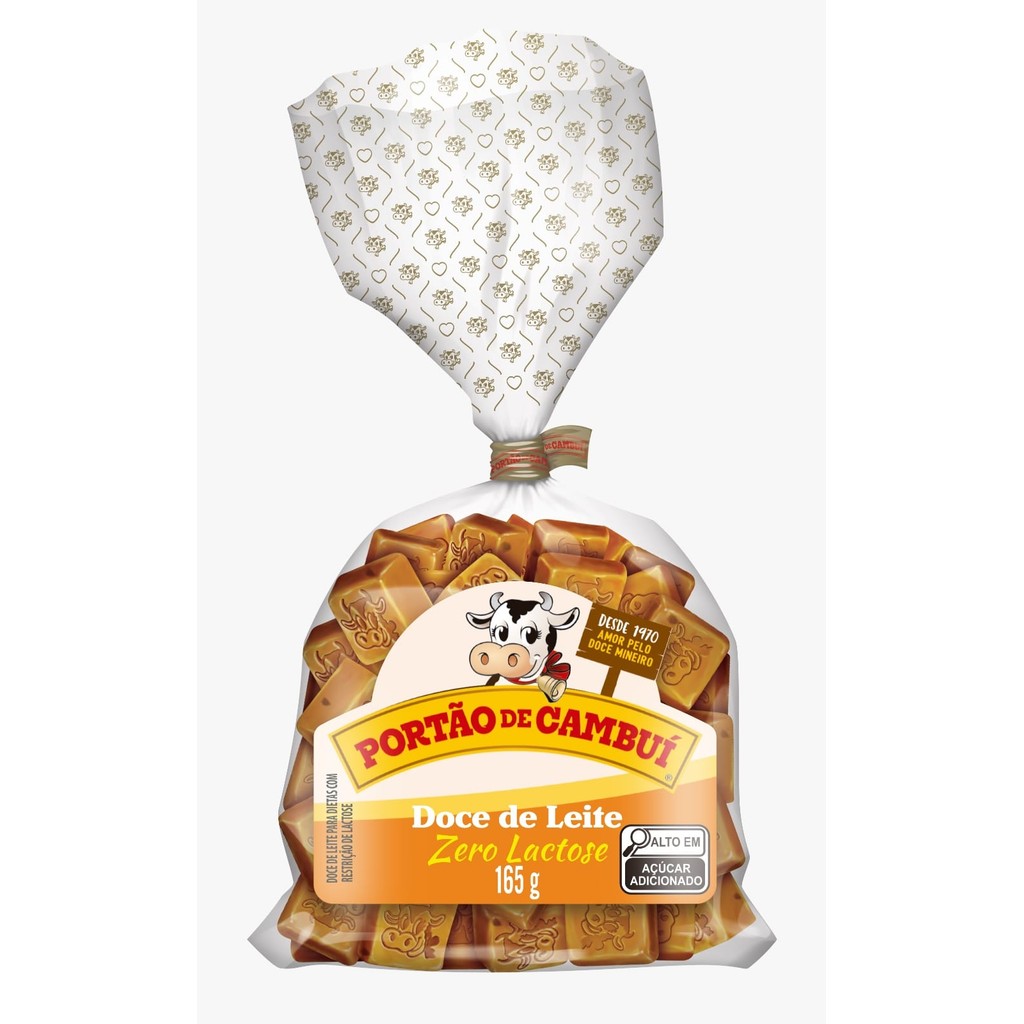 Doce de Leite Zero Lactose PORTÃO DO CAMBUÍ 165g
