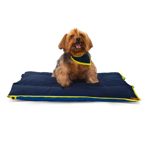 Colchonete Pet Médio Com Zíper Para Cachorro Gato 74x62cm
