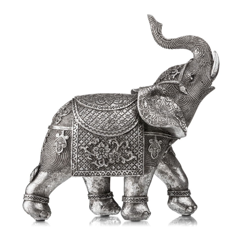 Elefante Decorativo Raj Poliresina Uphome - UD350 em Oferta na Shopee