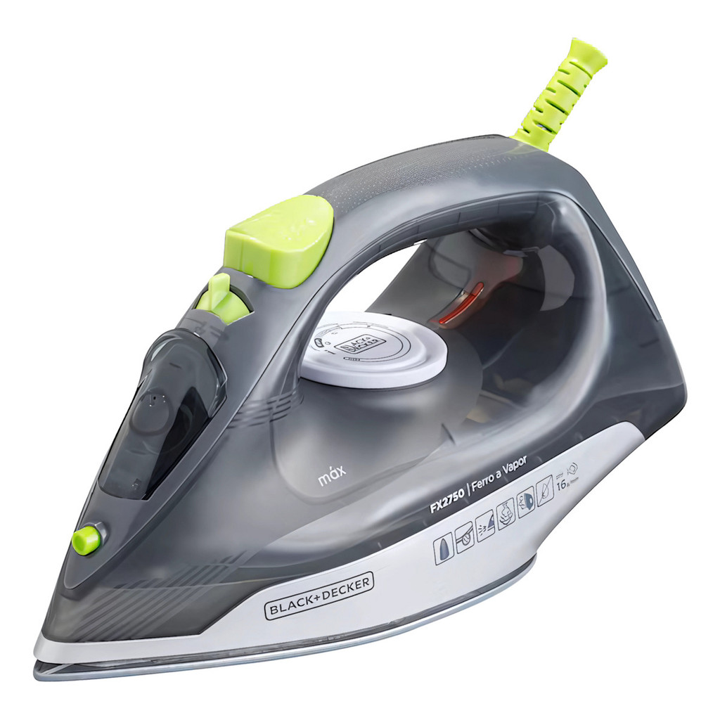 Imagem Ferro de Passar Vapor Black Decker Fx2750 Cerâmica Antigotejamento 127V 1 Ano de Garantia + NF